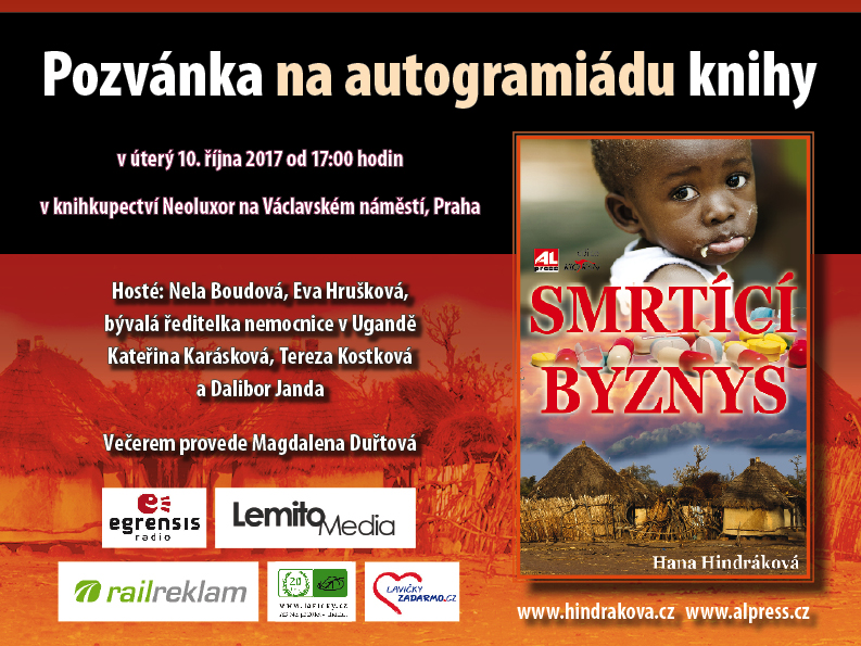 Křest knihy Smrtící byznys