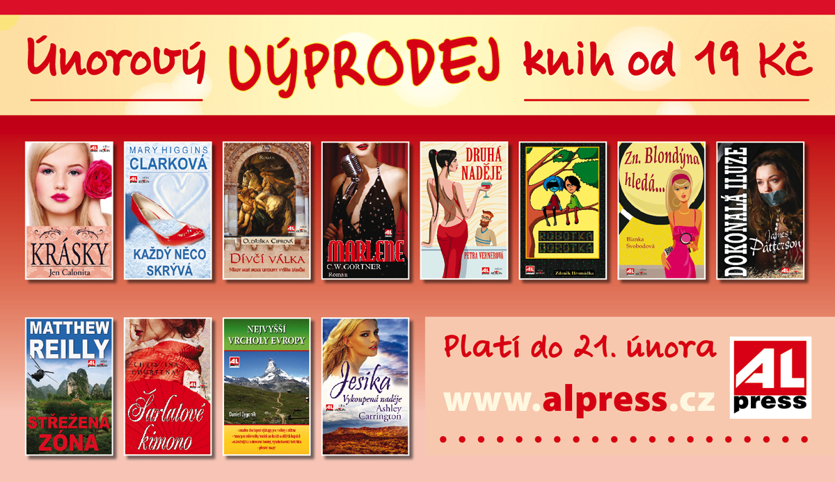 Výprodej knih únor 2019