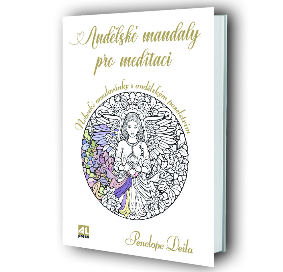 Kniha Andělské mandaly pro meditaci v našem nakladatelství Alpress