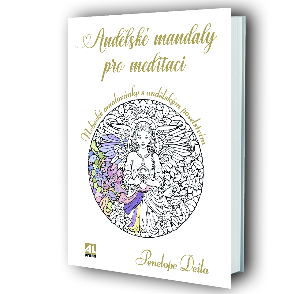 Kniha Andělské mandaly pro meditaci v našem nakladatelství Alpress