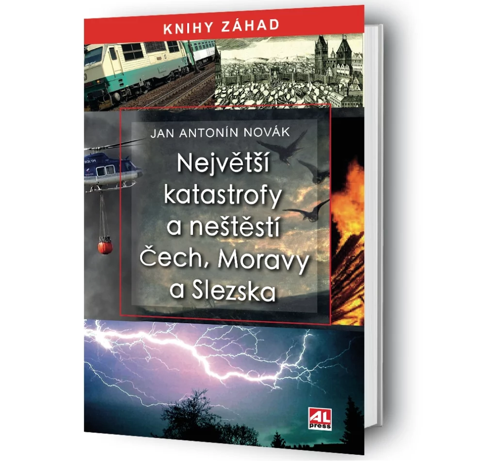 Kniha Největší katastrofy a neštěstí Čech, Moravy a Slezska v našem nakladatelství Alpress