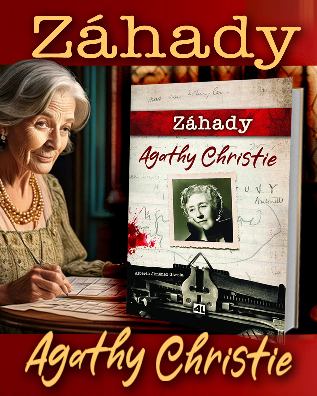 Kniha Záhady Agathy Christie v našem nakladatelství Alpress