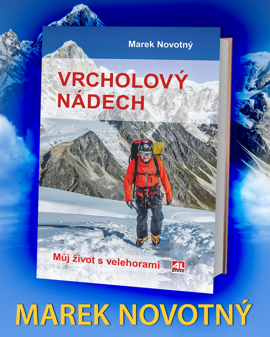 Kniha Vrcholový nádech v našem nakladatelství Alpress