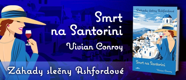 Kniha Záhady slečny Ashfordové - Smrt na Santorini v našem nakladatelství Alpress