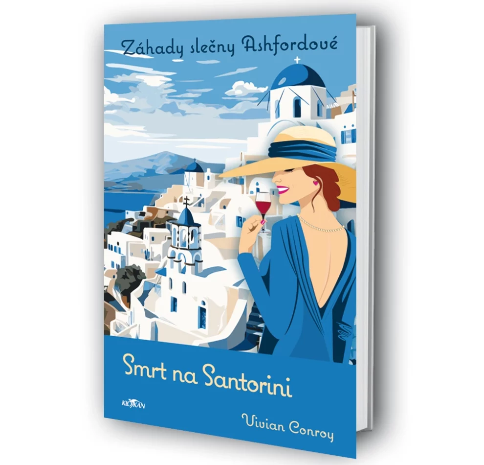 Kniha Záhady slečny Ashfordové - Smrt na Santorini v našem nakladatelství Alpress