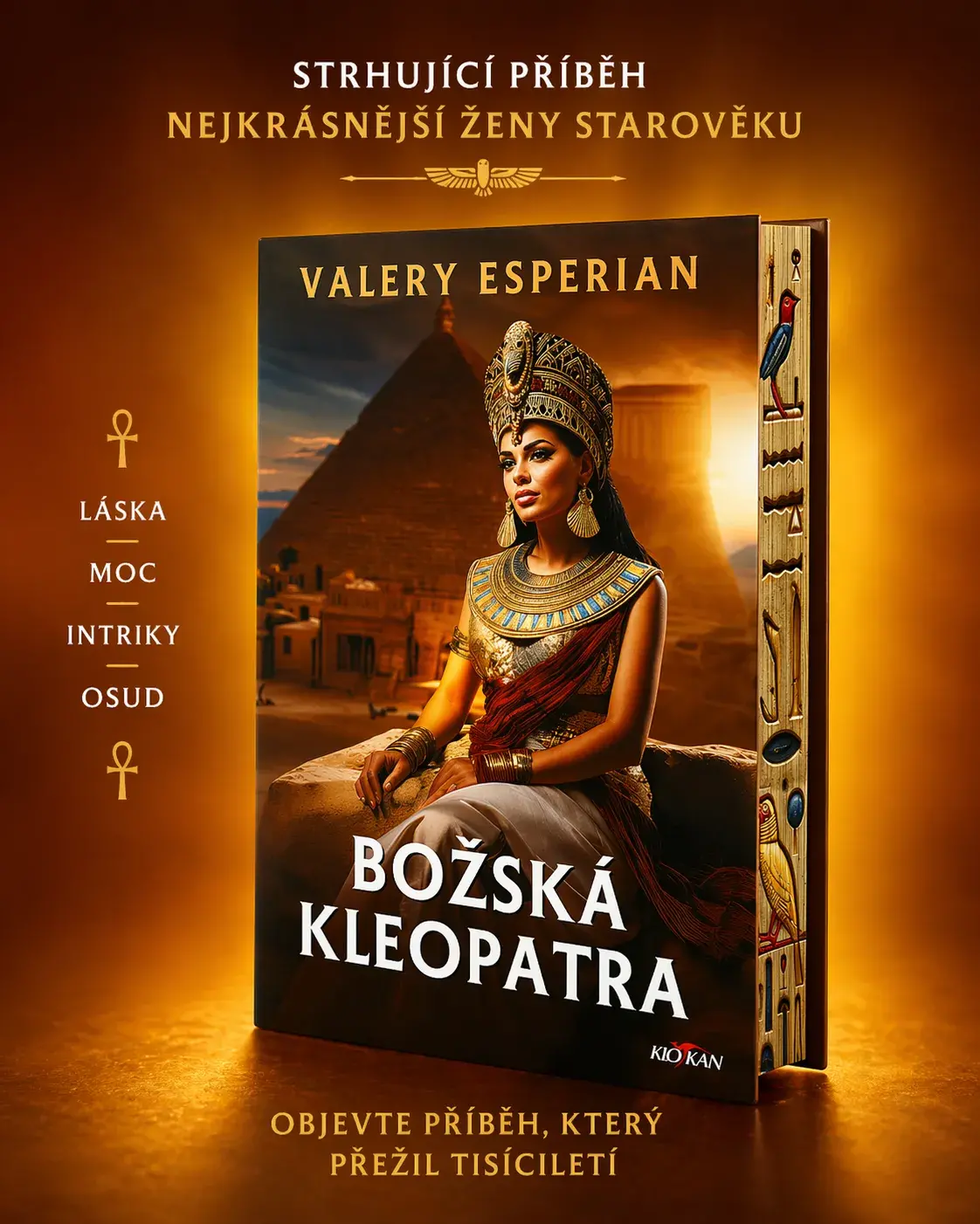 Kniha Božská Kleopatra v našem nakladatelství Alpress