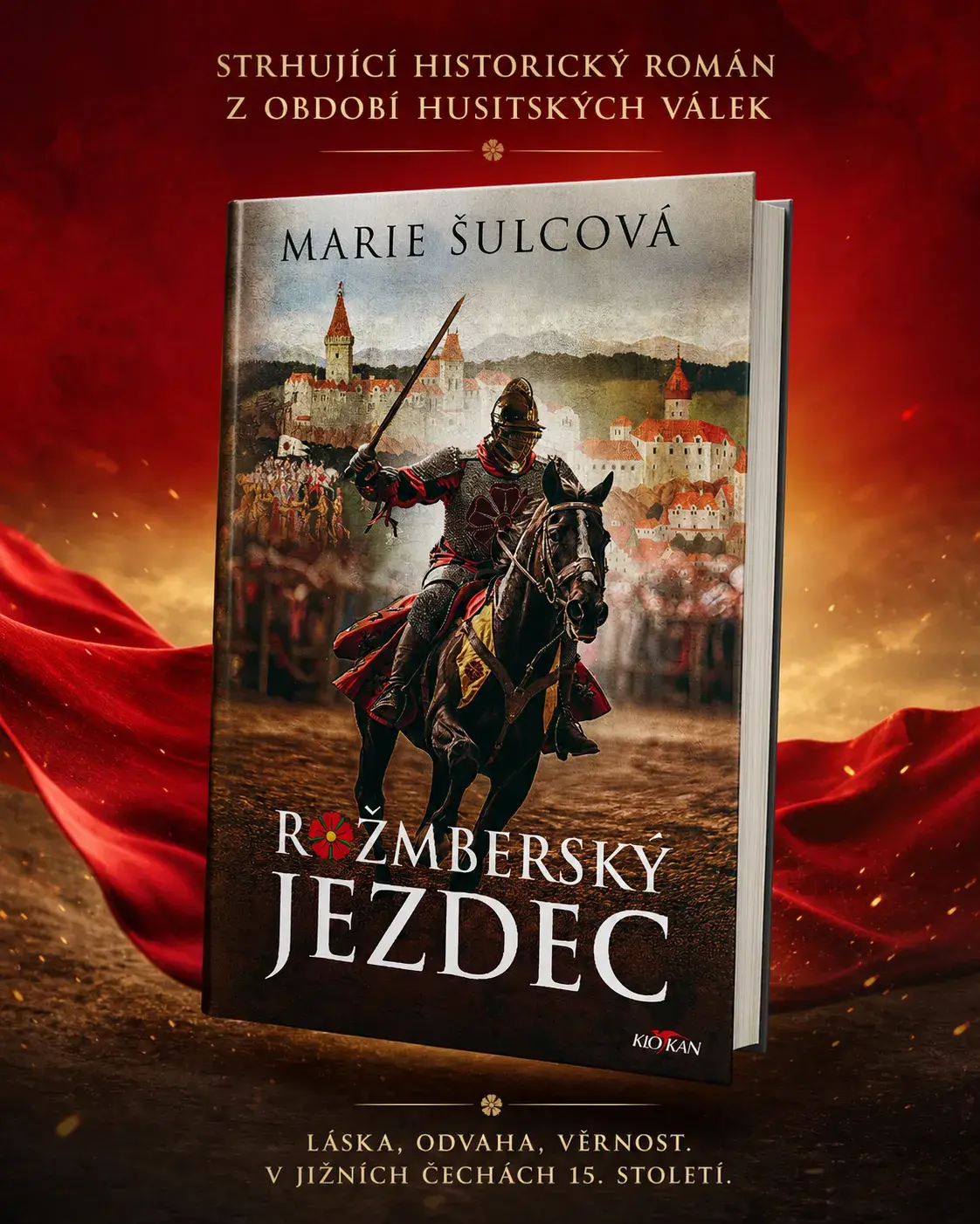 Kniha Rožmberský jezdec v našem nakladatelství Alpress