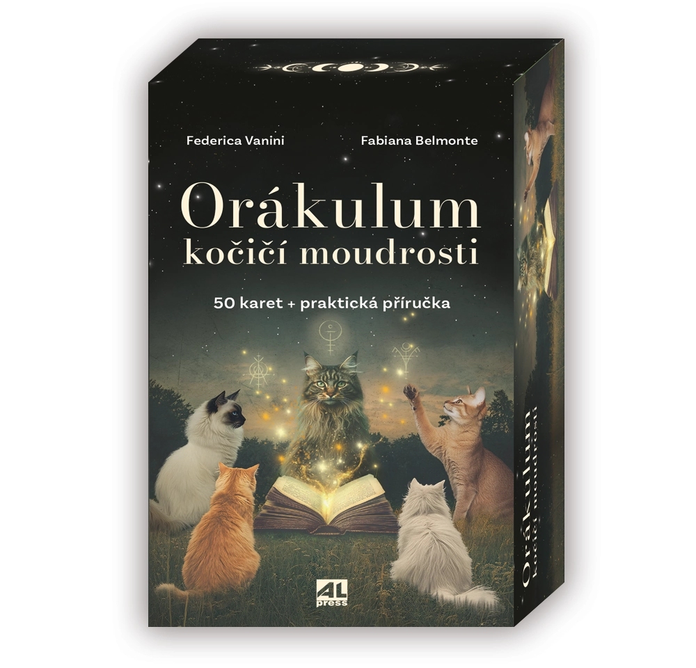 Kniha Orákulum kočičí moudrosti v našem nakladatelství Alpress